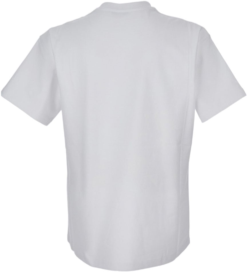 Givenchy Cotton T-Shirt With Embroidered Grosgrain Logo Patch Wit