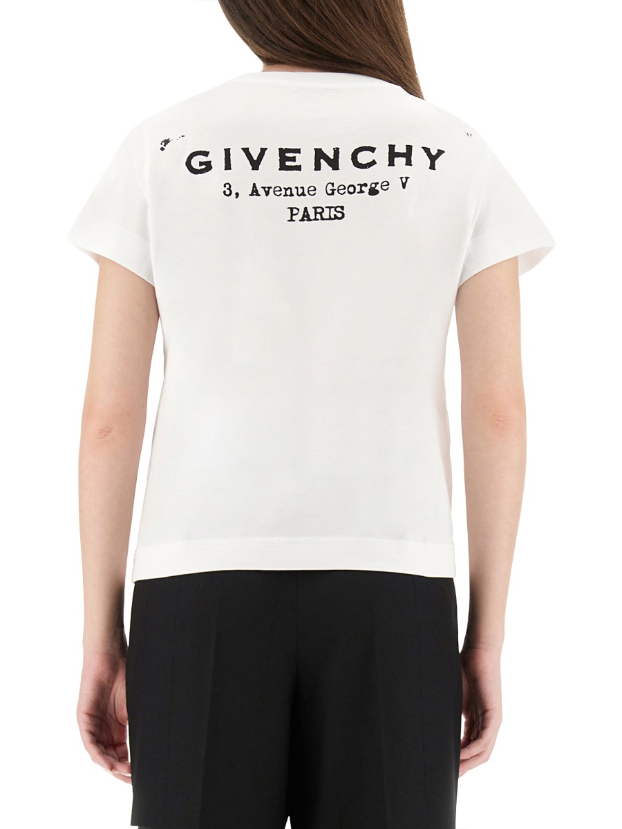 Givenchy T-SHIRT WITH LOGO Wit