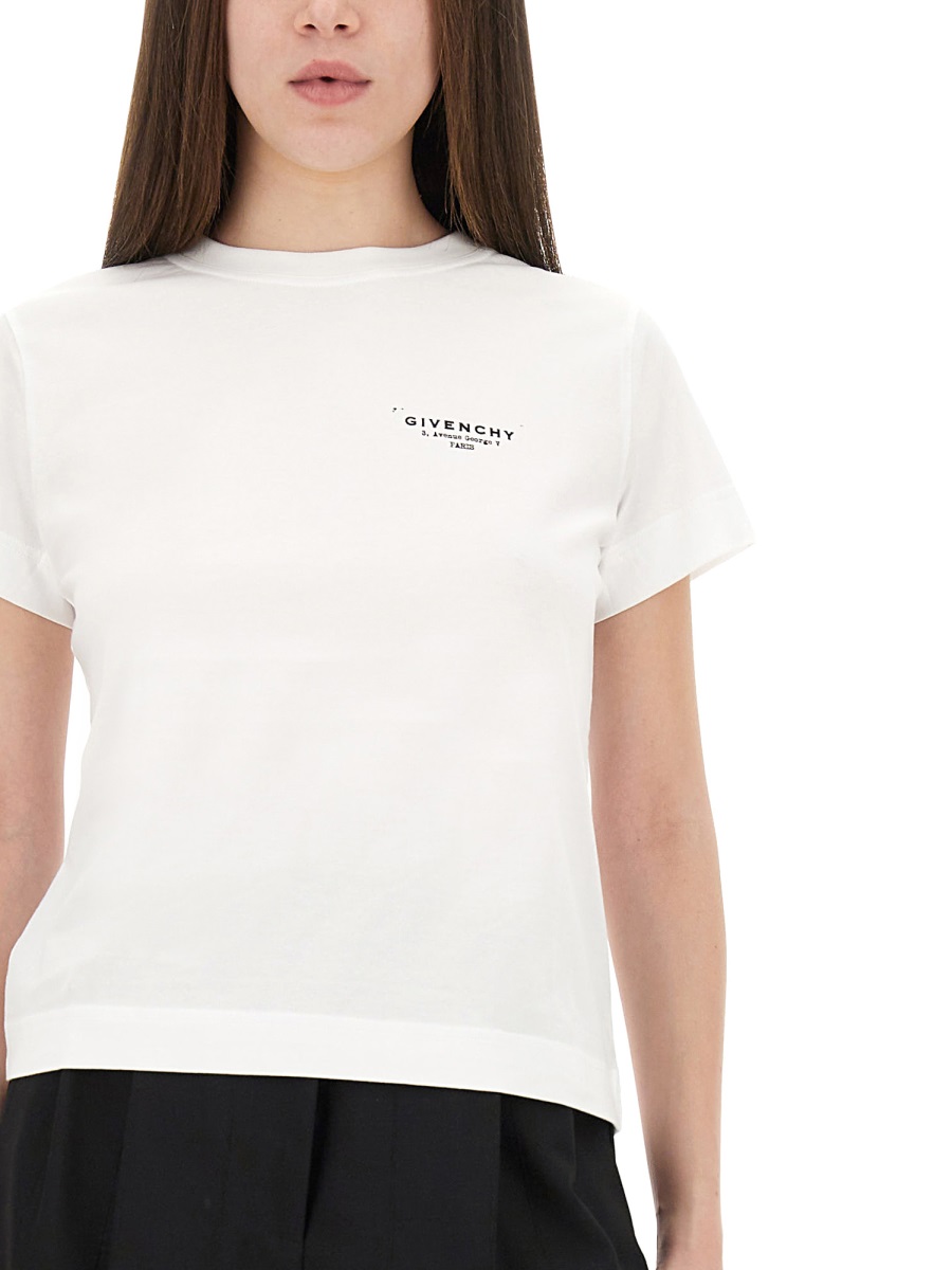 Givenchy T-SHIRT WITH LOGO Wit