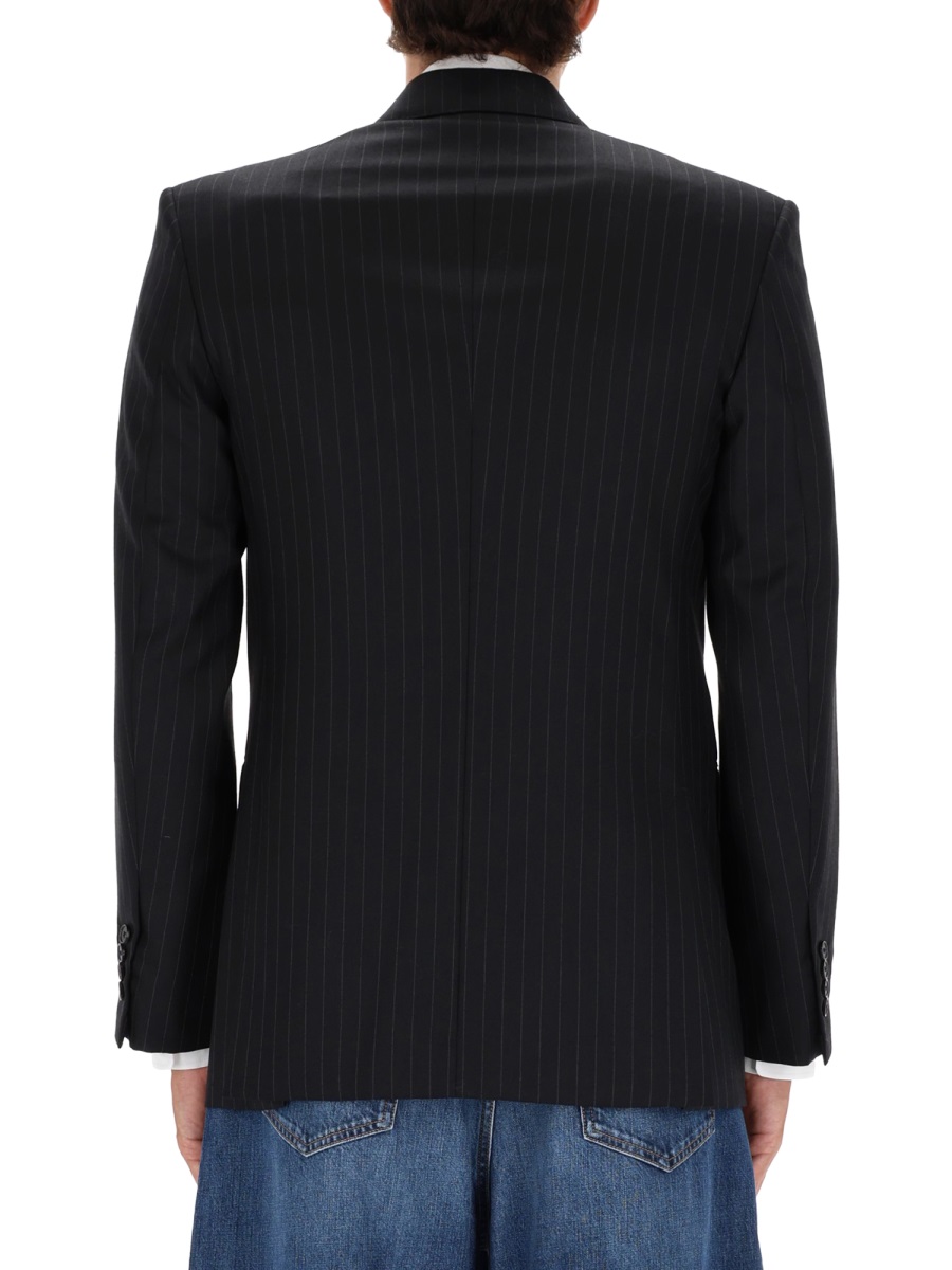Givenchy FITTED STRIPED JACKET Zwart