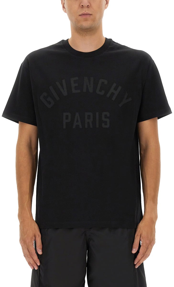 Givenchy T-SHIRT WITH LOGO Zwart