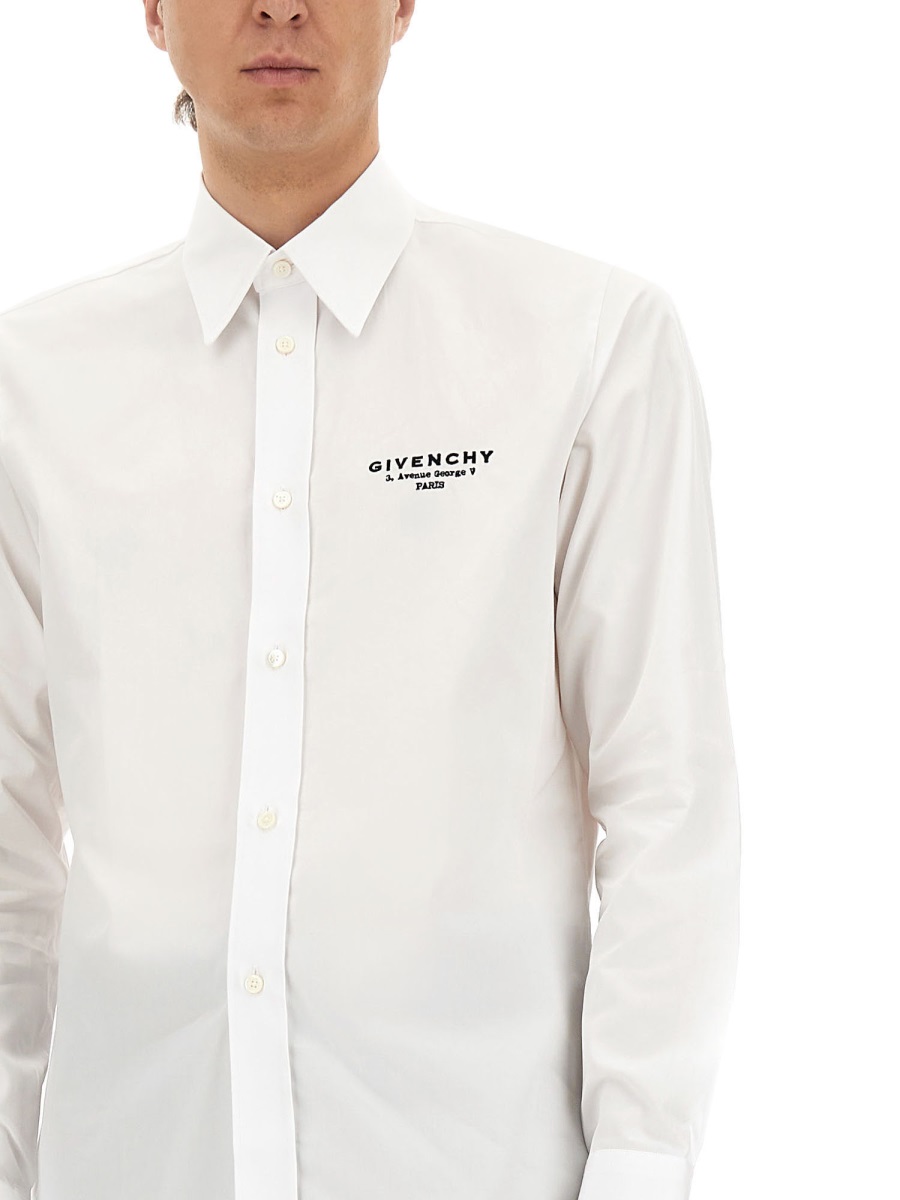 Givenchy SHIRT WITH LOGO Wit