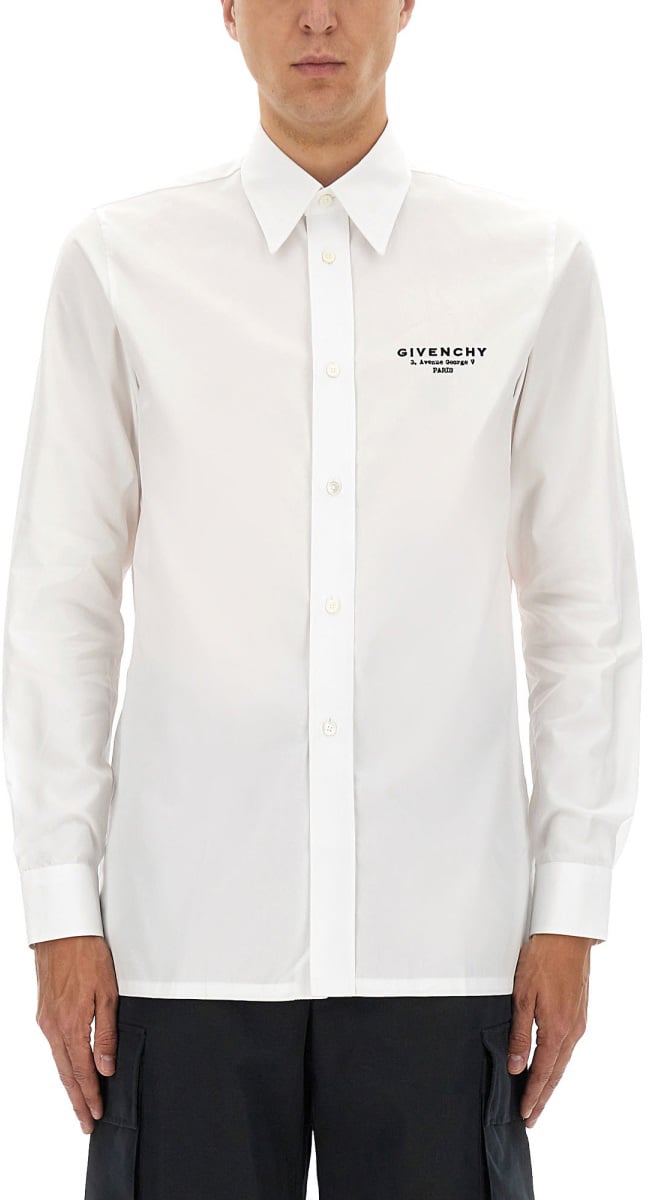Givenchy SHIRT WITH LOGO Wit