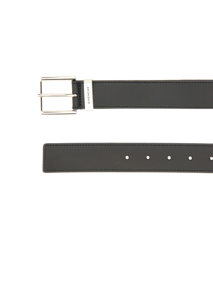 Givenchy REVERSIBLE LEATHER BELT Zwart
