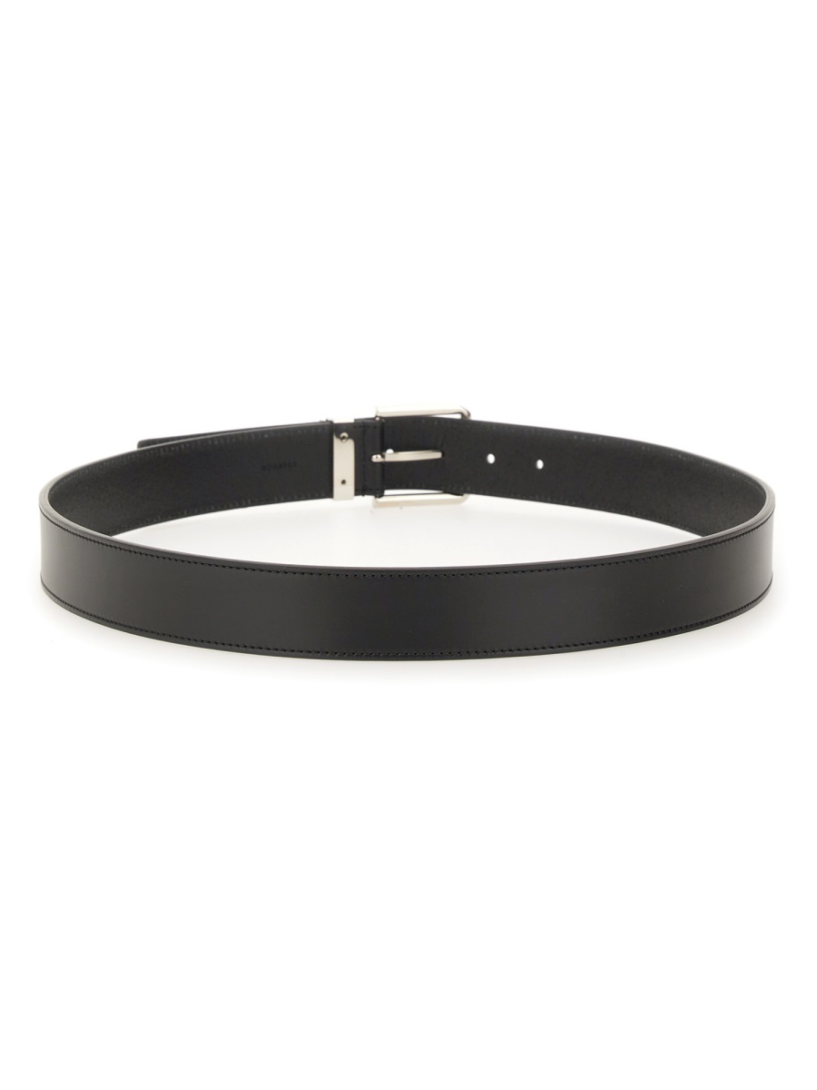 Givenchy REVERSIBLE LEATHER BELT Zwart