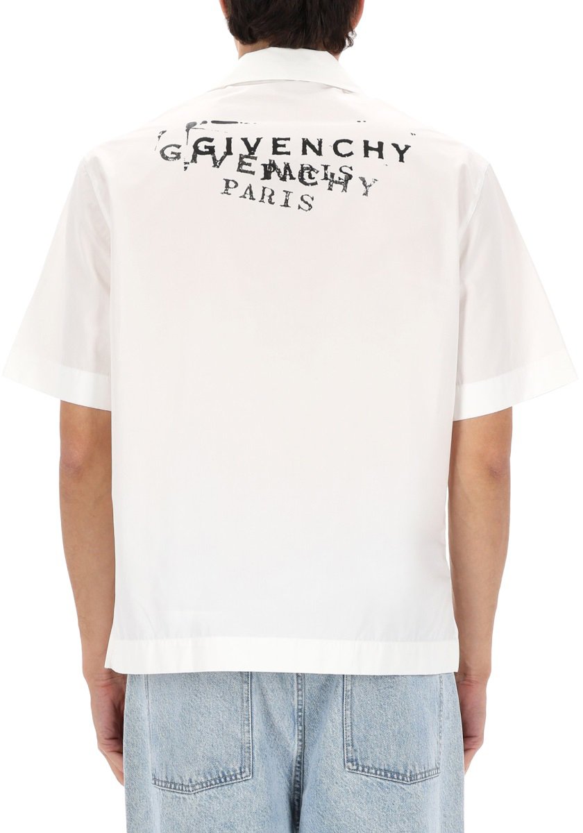 Givenchy LOGO PRINT SHIRT Wit