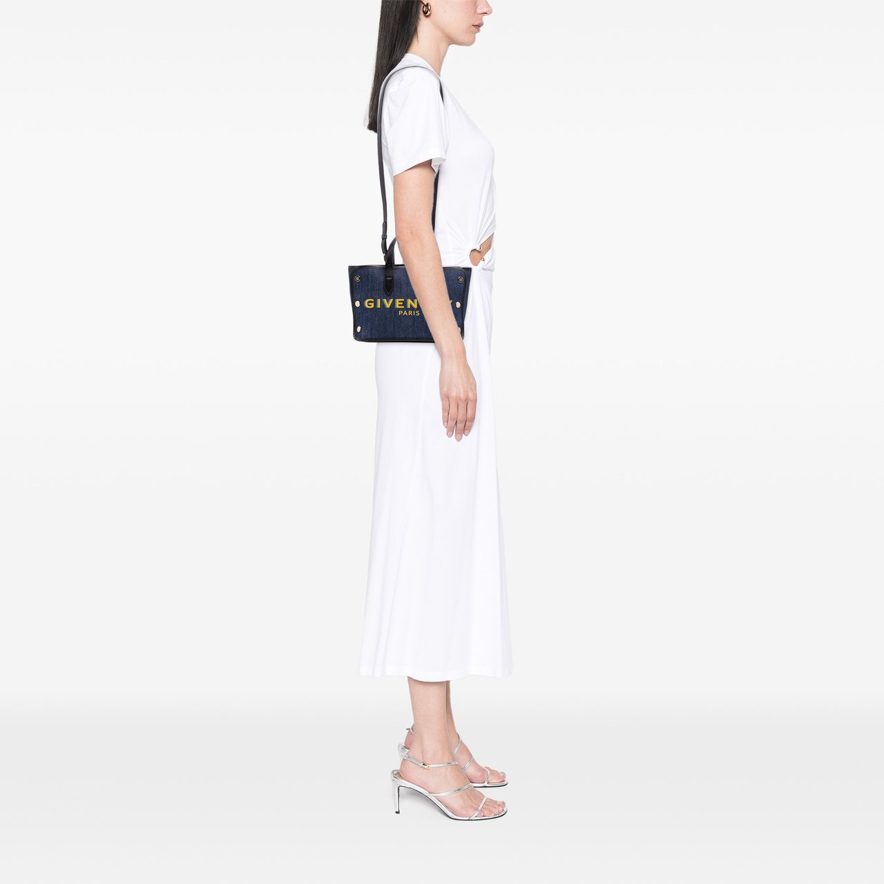 Givenchy Mini Denim Bond Shopper Tote Blauw