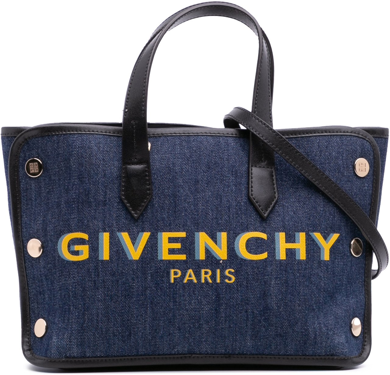 Givenchy Mini Denim Bond Shopper Tote Blauw