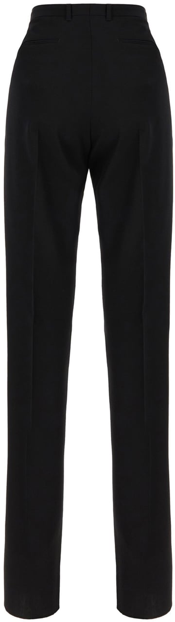 Givenchy Tailored Technical Wool Straight-Leg Pants Zwart