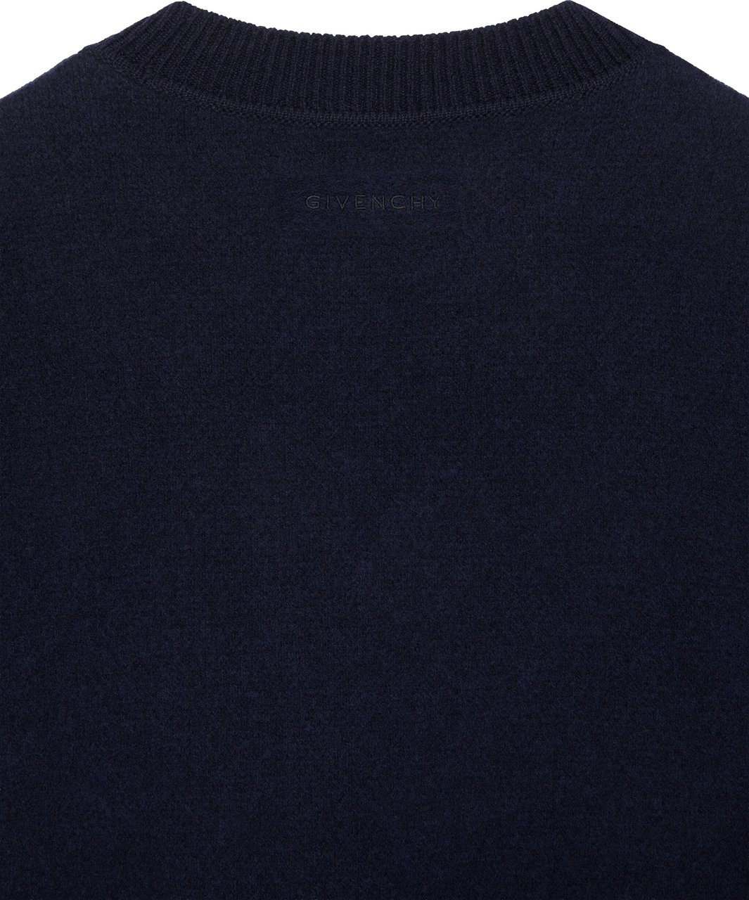 Givenchy Abstract Patterned Blue Grey Crewneck Sweater Zwart