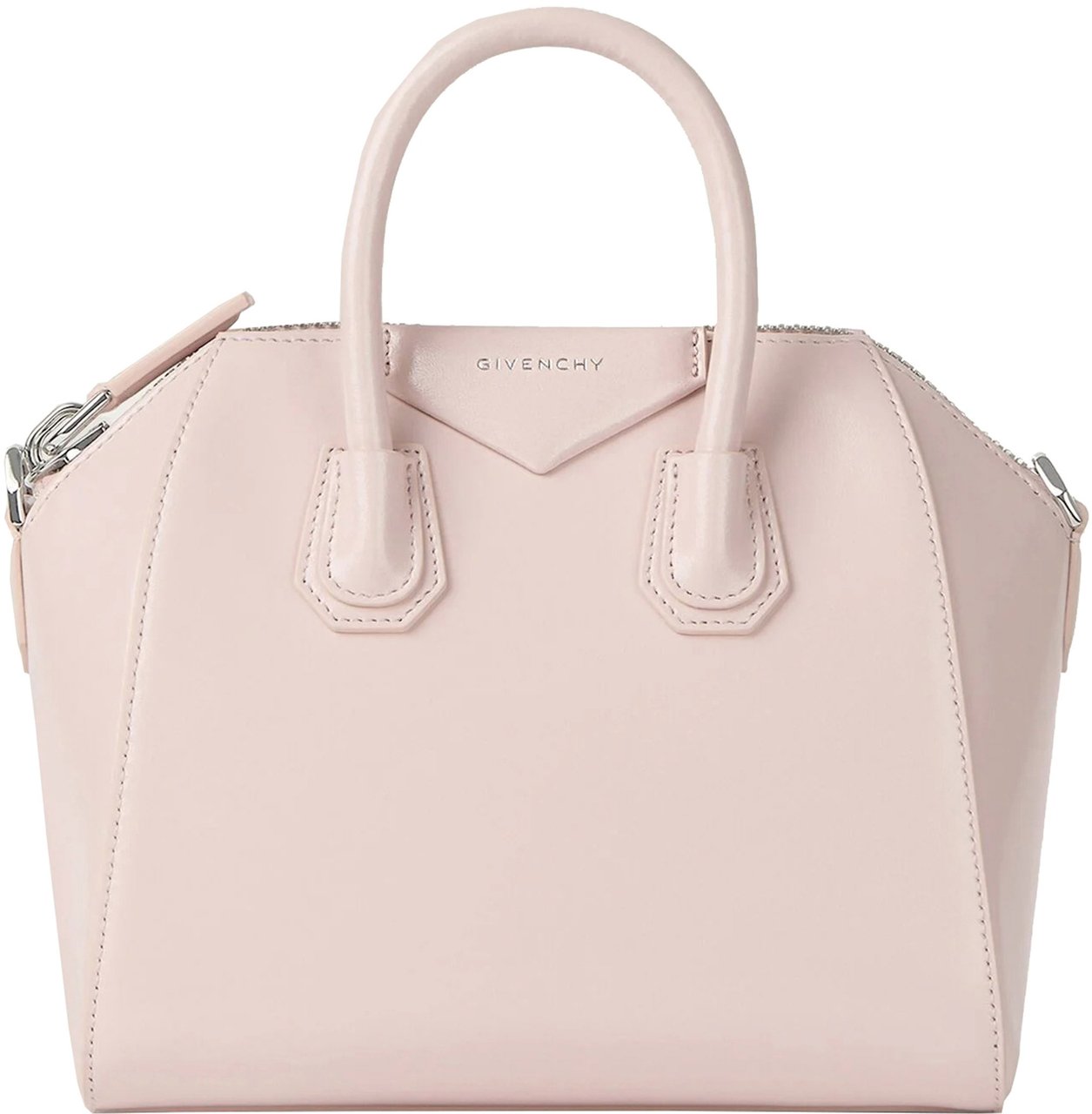 Givenchy Antigona Nv Structured Pink Calf Bag Neutraal