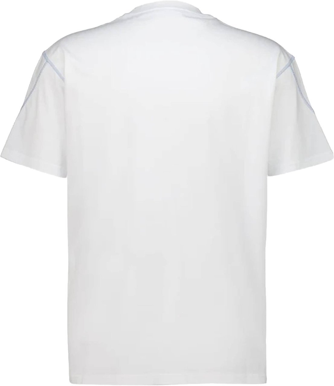 Givenchy COUTURE SEAM CONTRASTED STITCH T-SHIRT Wit