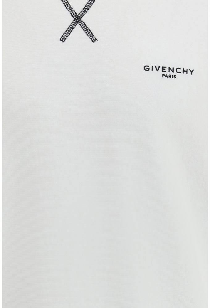 Givenchy Givenchy White Cotton Sweatshirt Wit