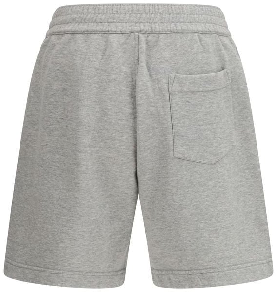 Givenchy Givenchy Gray Cotton Bermuda Shorts Grijs
