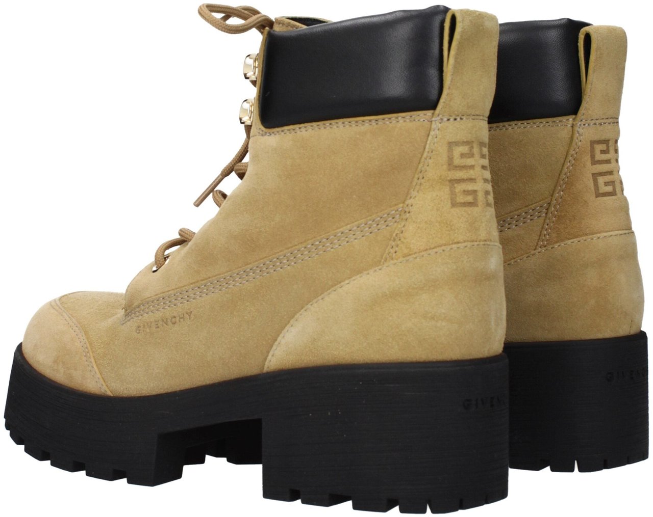 Givenchy Brown Leather Ankle Boots Bruin