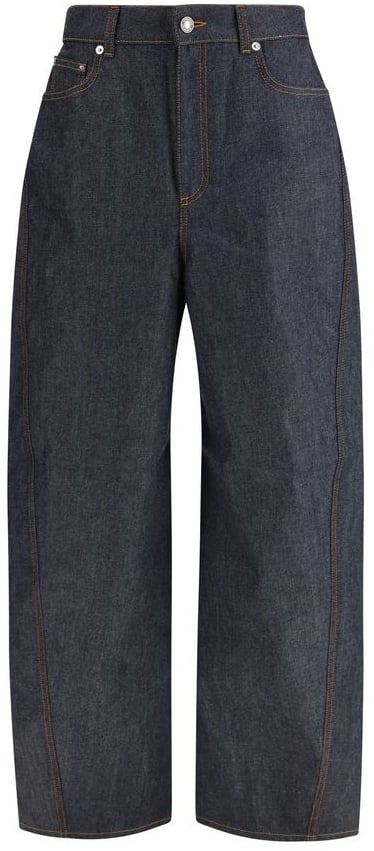 Givenchy Givenchy Blue Cotton Casual Pants Blauw