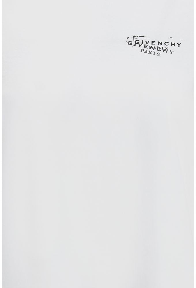 Givenchy Givenchy White Cotton T-Shirt Wit