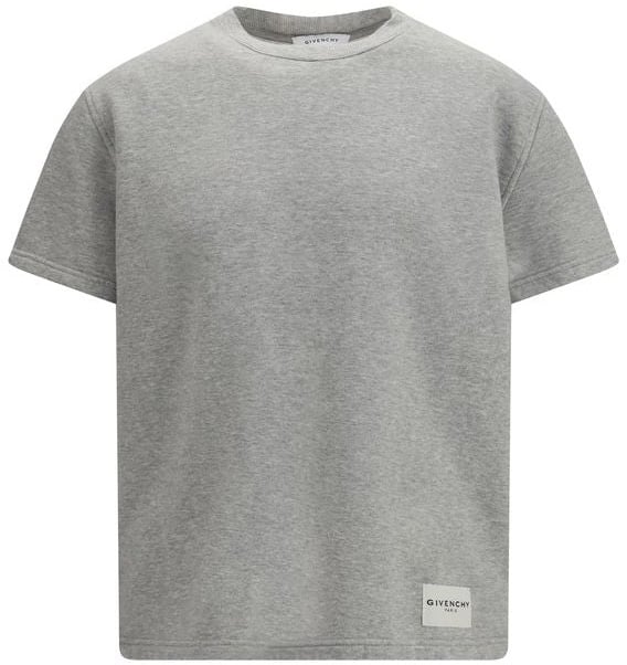 Givenchy Gray Cotton T-Shirt Grijs