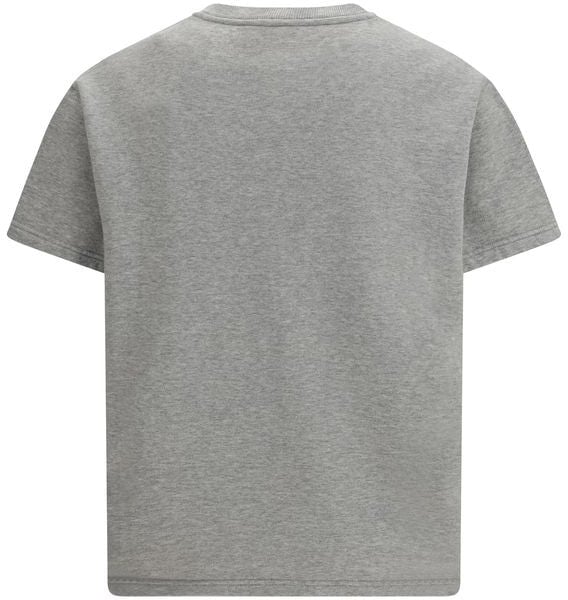 Givenchy Gray Cotton T-Shirt Grijs