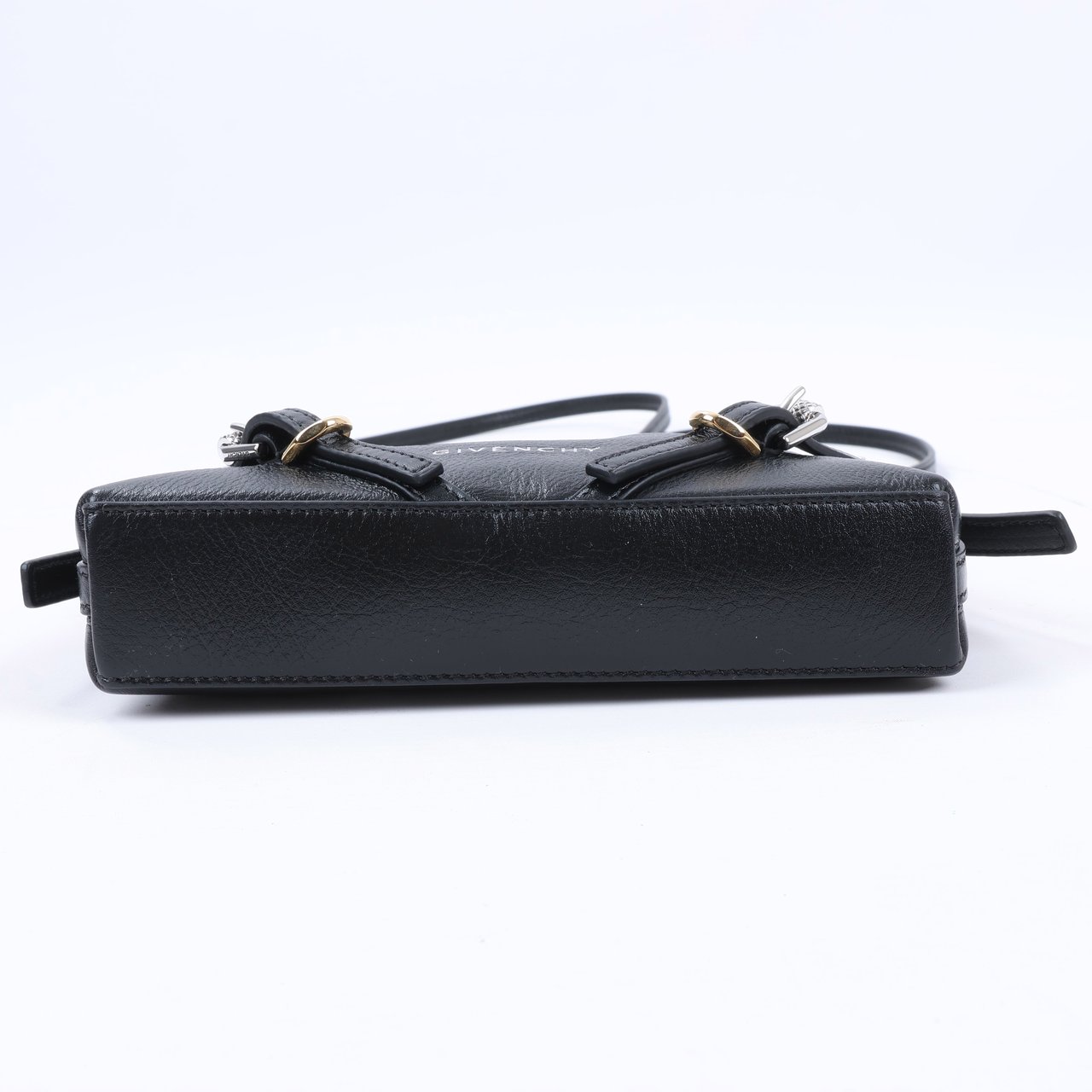 Givenchy Givenchy Voyeux Leather 2Way Shoulder Bag in Black Zwart