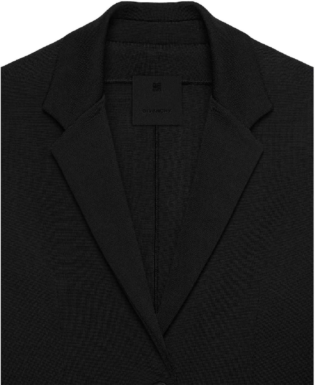 Givenchy GIVENCHY Black Slim Fit Tailored Jacket Zwart