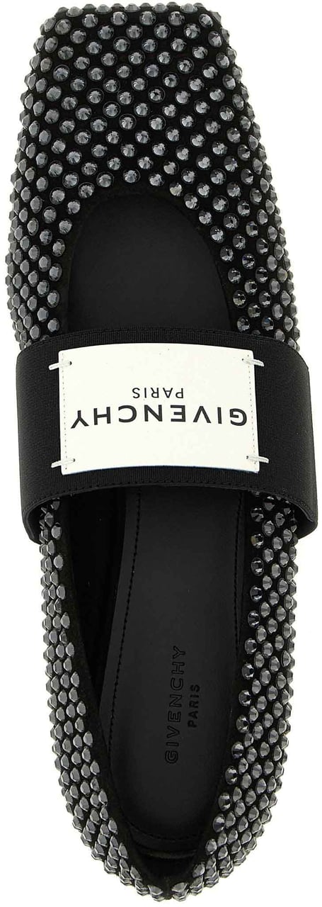 Givenchy Black Calfskin Ballet Flats Zwart