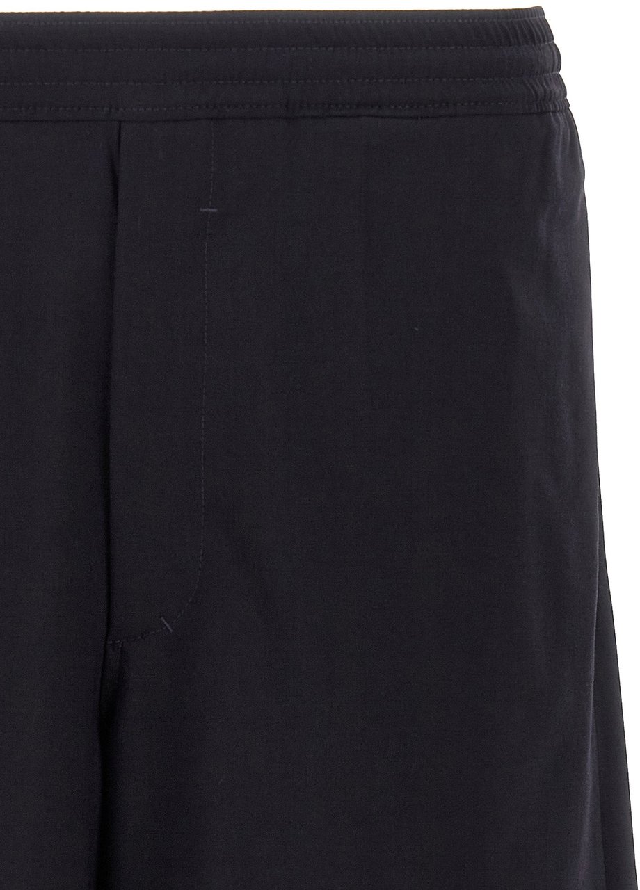 Givenchy Blue Elastane Bermuda Shorts Blauw