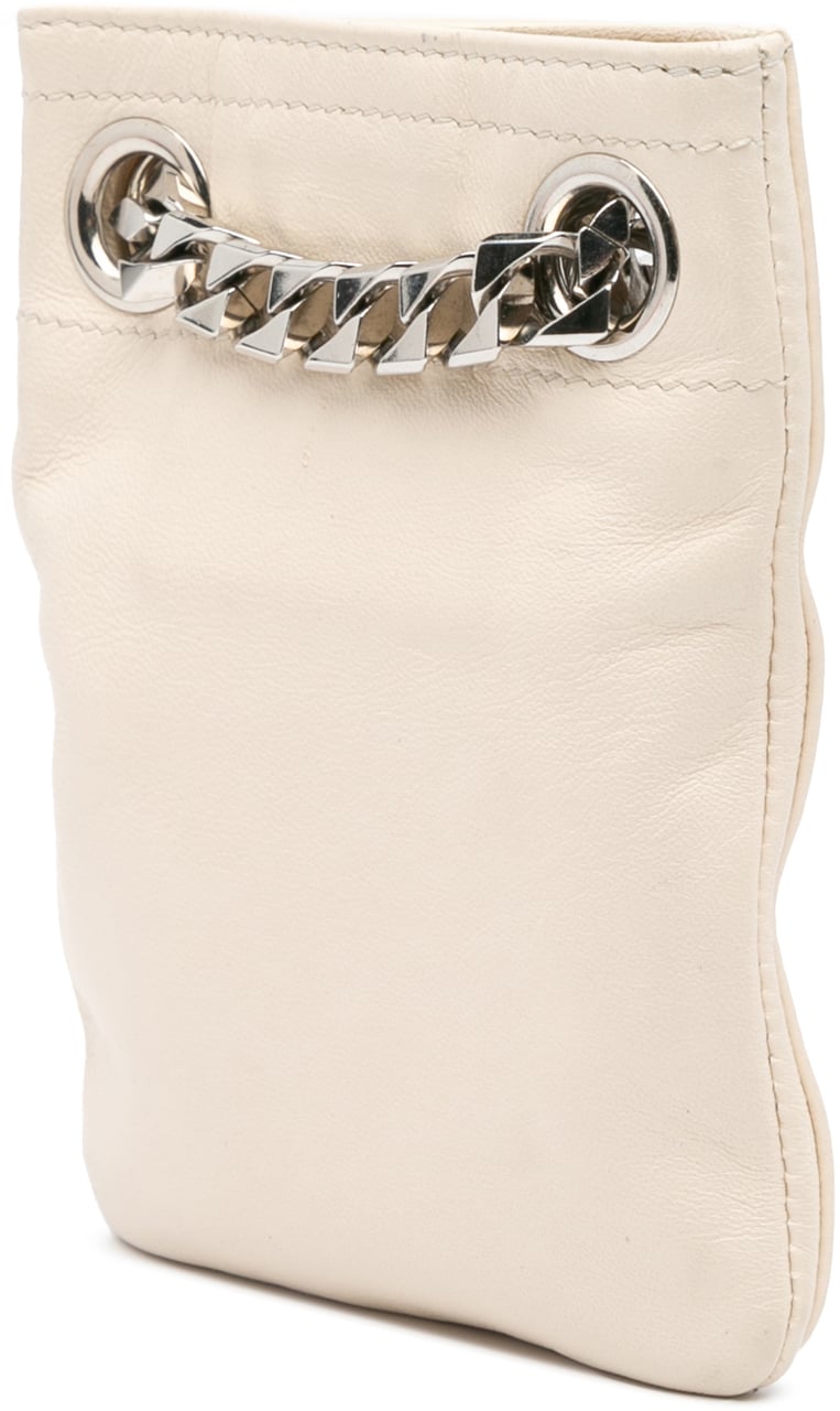 Givenchy Leather Shark Lock Chain Shoulder Bag Wit