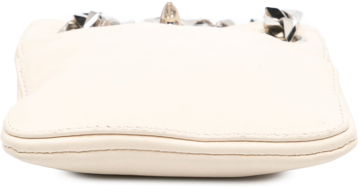 Givenchy Leather Shark Lock Chain Shoulder Bag Wit