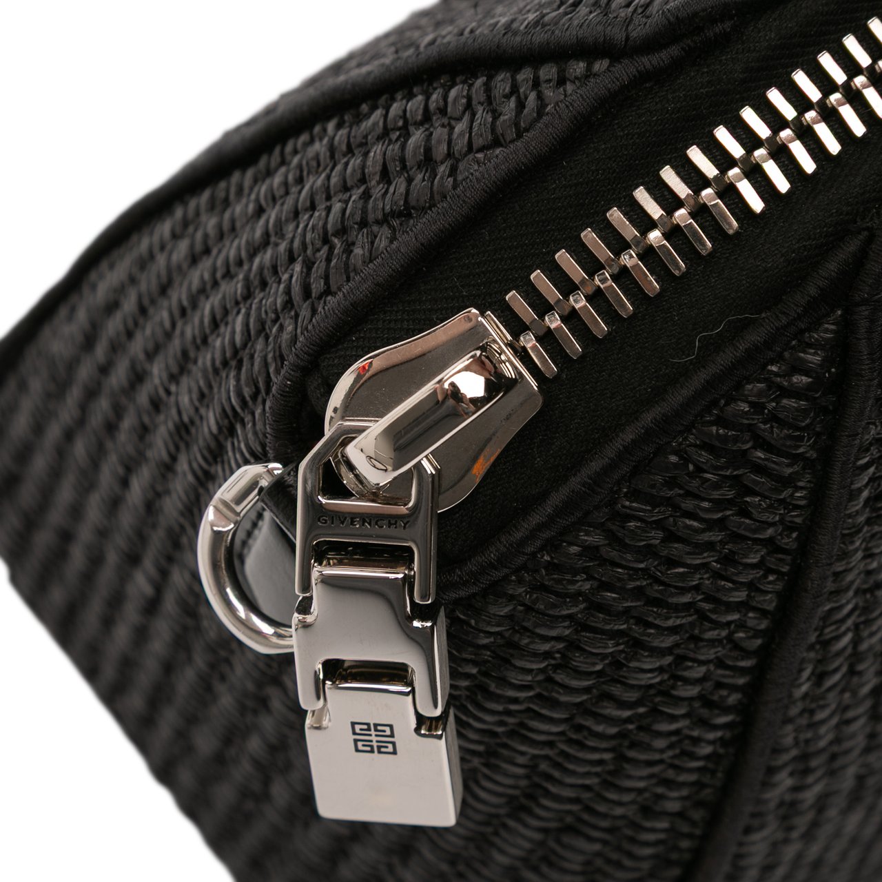 Givenchy Mini Raffia Antigona Satchel Zwart