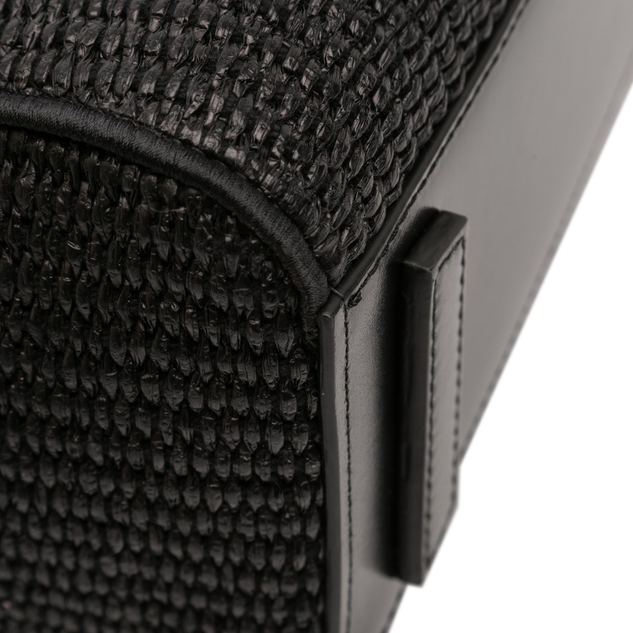 Givenchy Mini Raffia Antigona Satchel Zwart