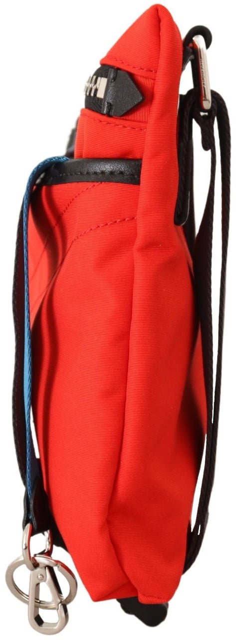 Givenchy Givenchy Red Polyamide Downtown Flat Crossbody Bag Rood