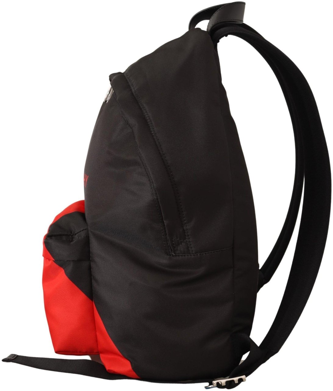 Givenchy Givenchy Red & Black Nylon Urban Backpack Zwart