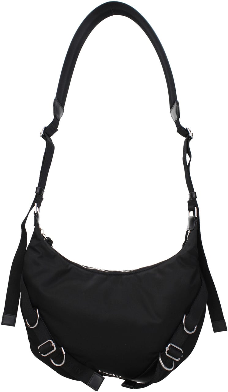 Givenchy Black Nylon Crossbody Bag Zwart