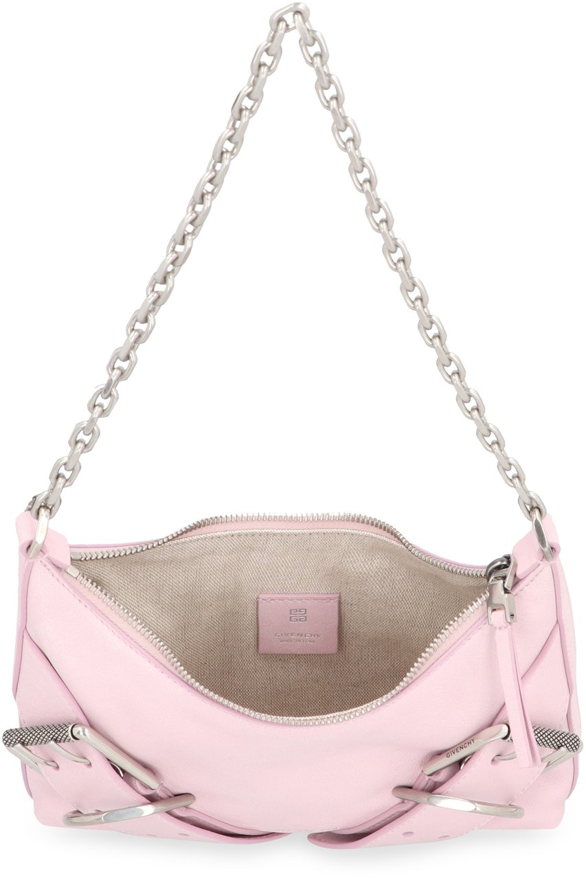 Givenchy Voyou leather shoulder bag Roze