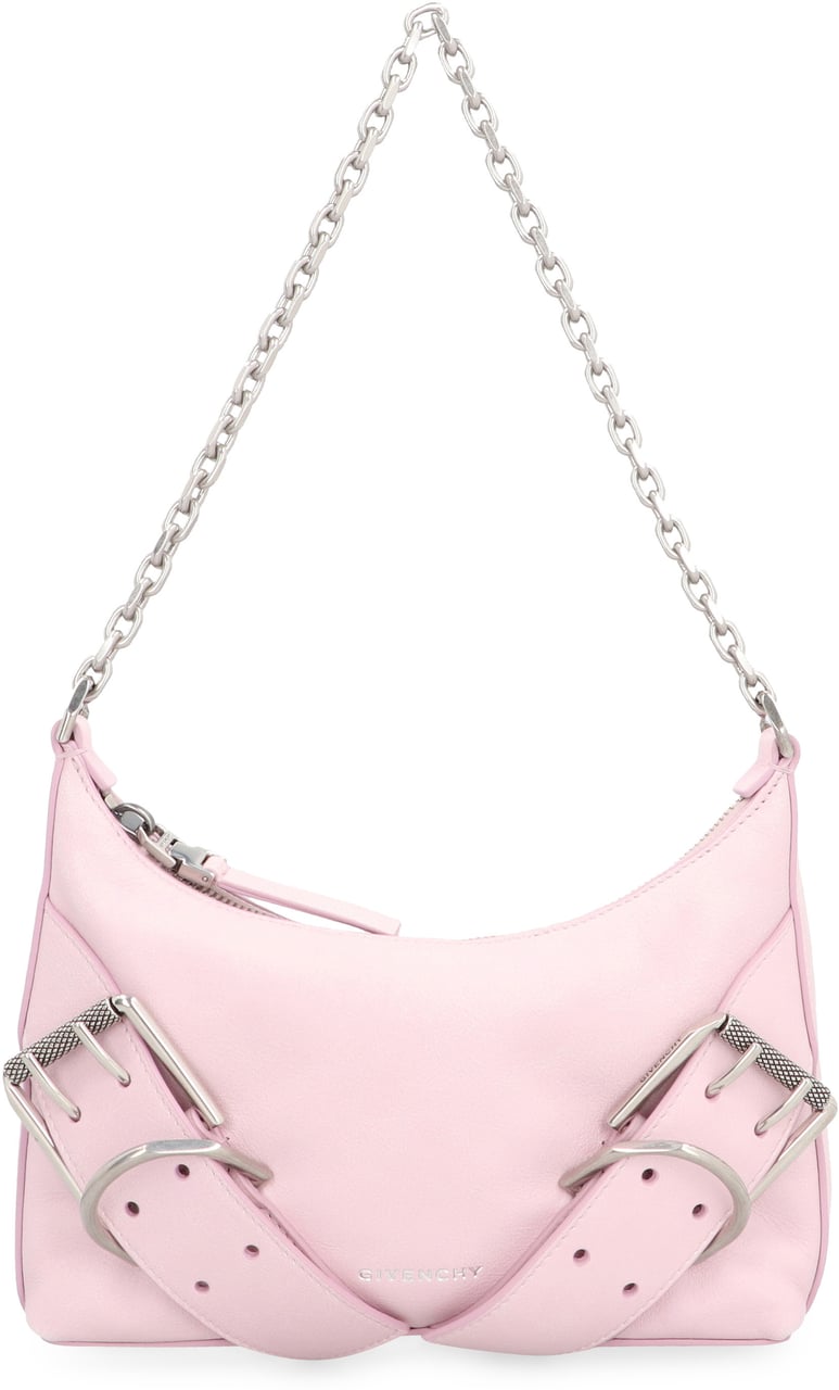 Givenchy Voyou leather shoulder bag Roze