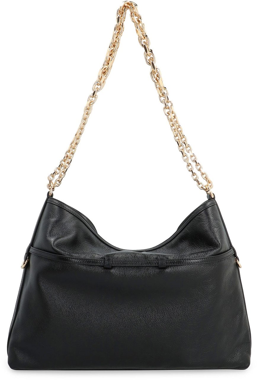 Givenchy Givenchy Medium Voyou Chain Shoulder Bag Zwart
