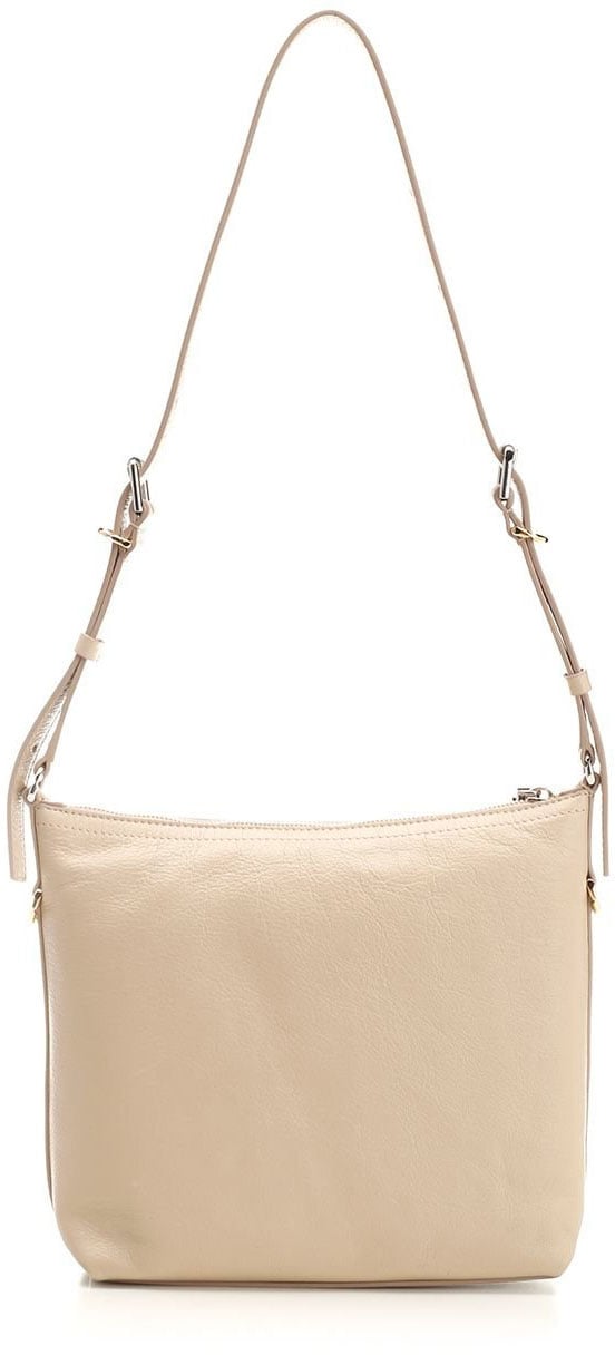 Givenchy Rectangular Textured Leather Bag Grijs
