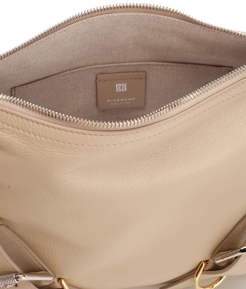 Givenchy Rectangular Textured Leather Bag Grijs