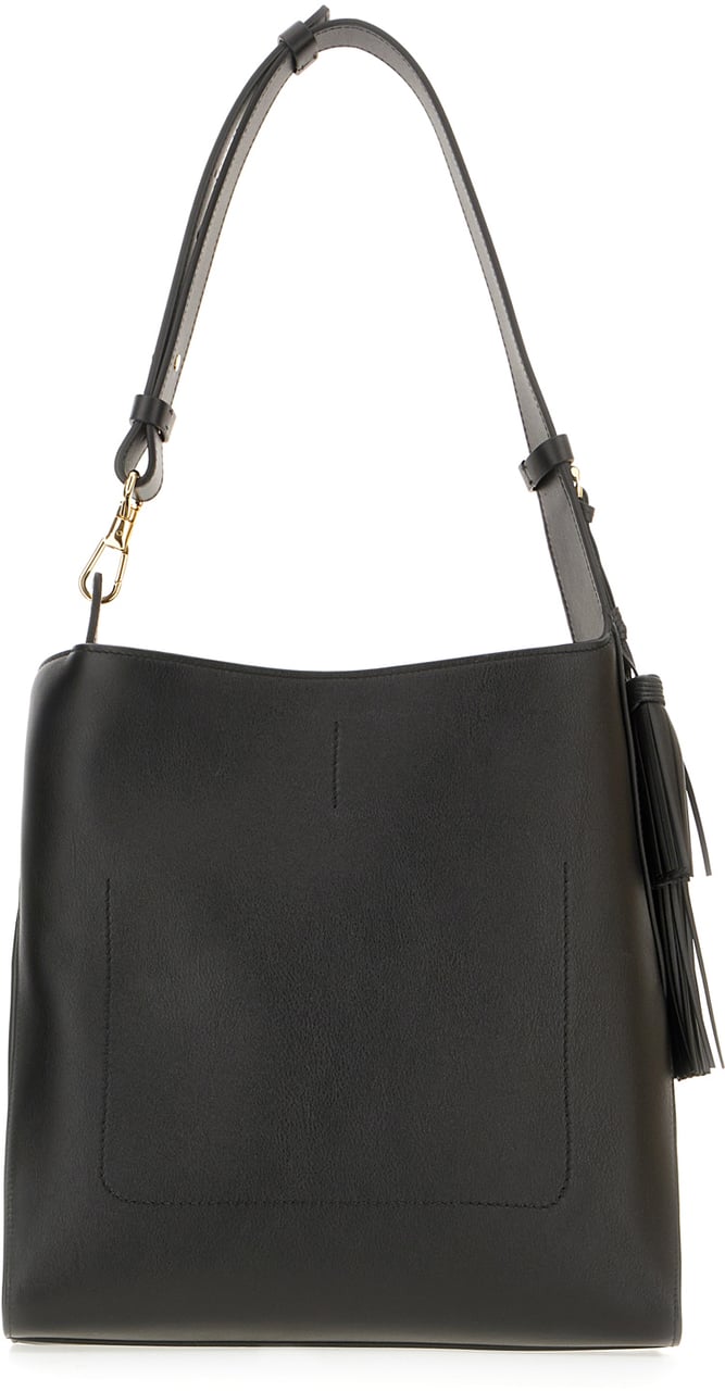 Givenchy Givenchy Black leather shoulder bag Zwart