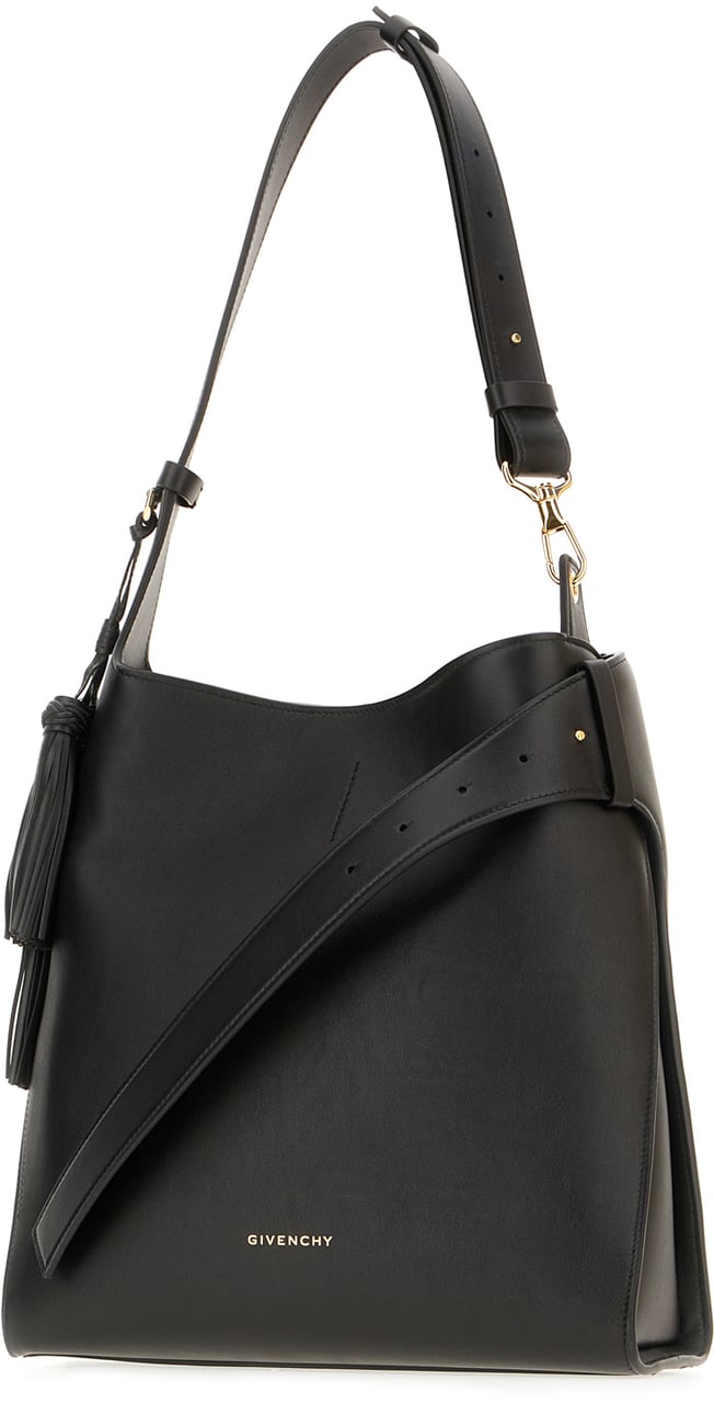 Givenchy Givenchy Black leather shoulder bag Zwart