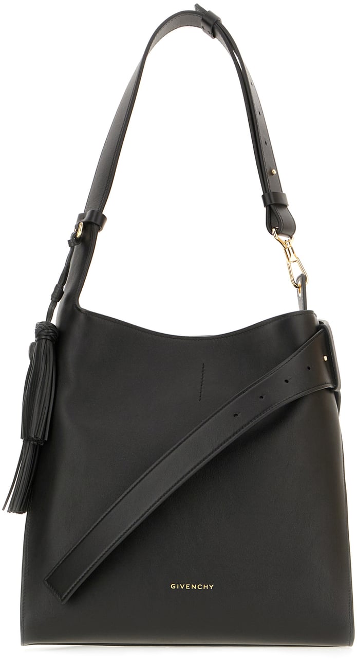 Givenchy Givenchy Black leather shoulder bag Zwart