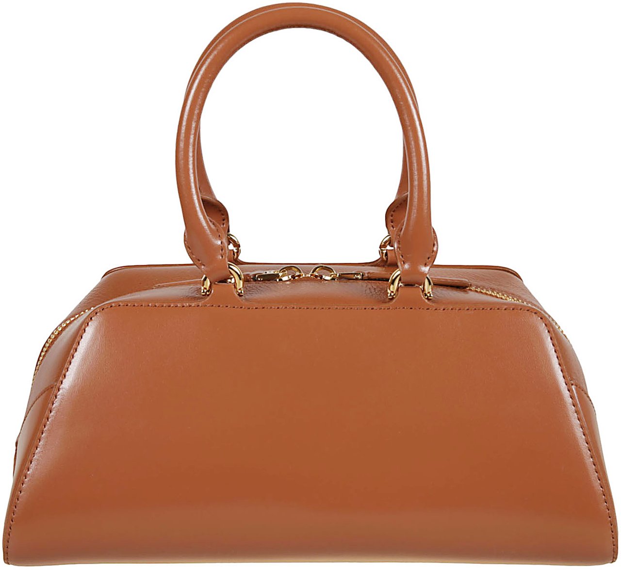 Givenchy Origami-Style East-West Box Calfskin Bag Bruin