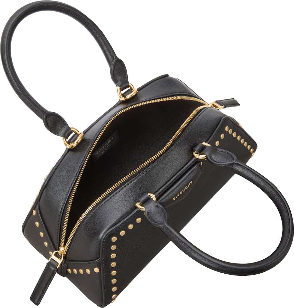 Givenchy Antigona East West Studded Calf Bag Zwart