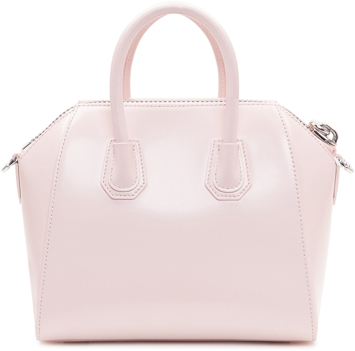 Givenchy Borsa Antigona Mini con Doppio Manico e Tracolla Roze