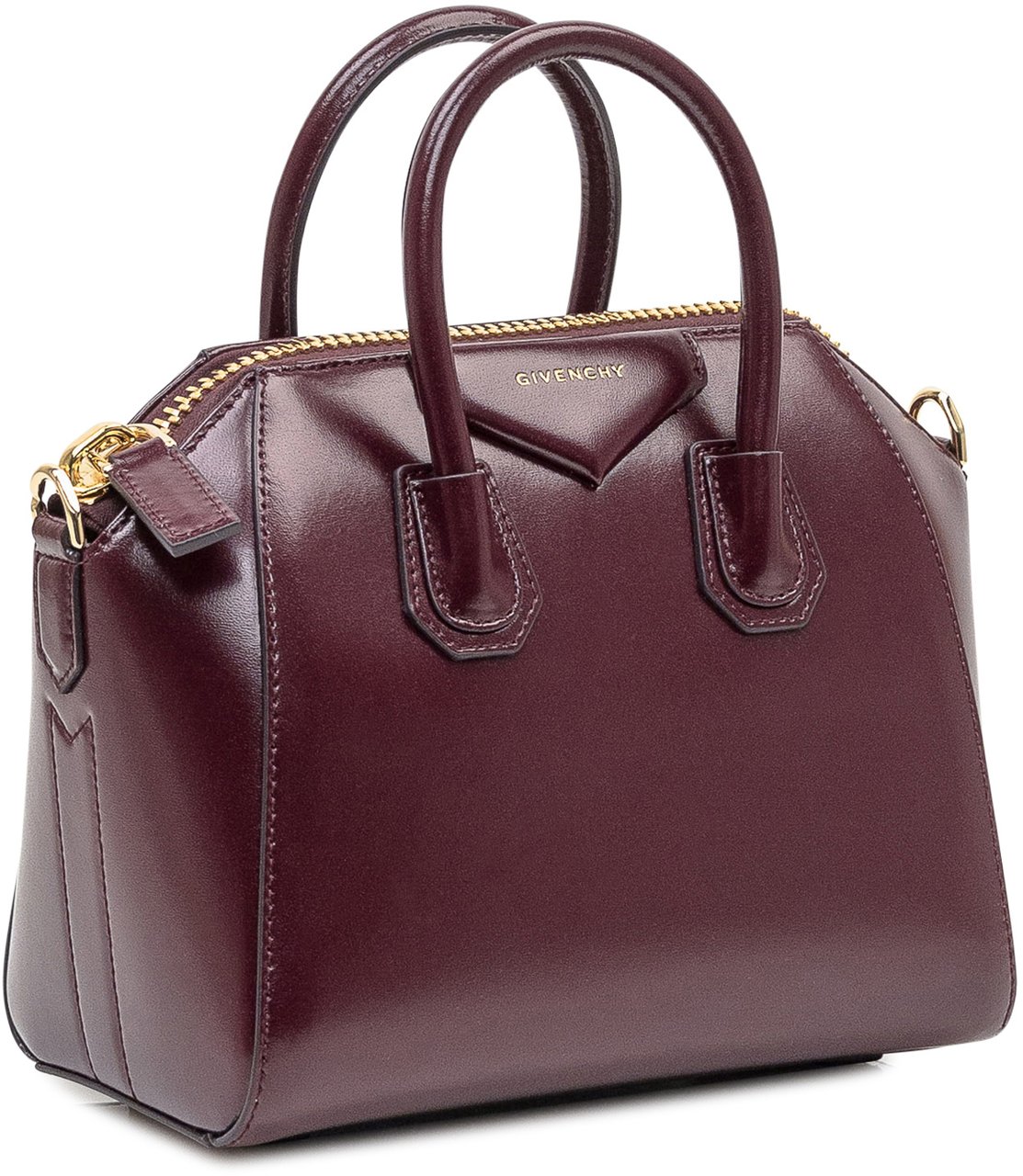 Givenchy Givenchy Borsa a Mano Bordeaux in Pelle Rood