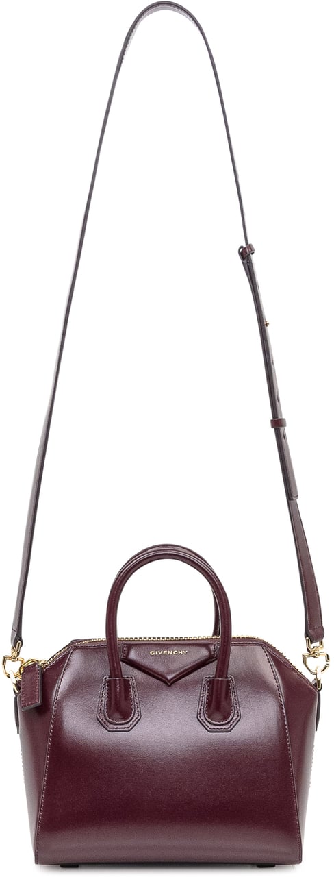 Givenchy Givenchy Borsa a Mano Bordeaux in Pelle Rood