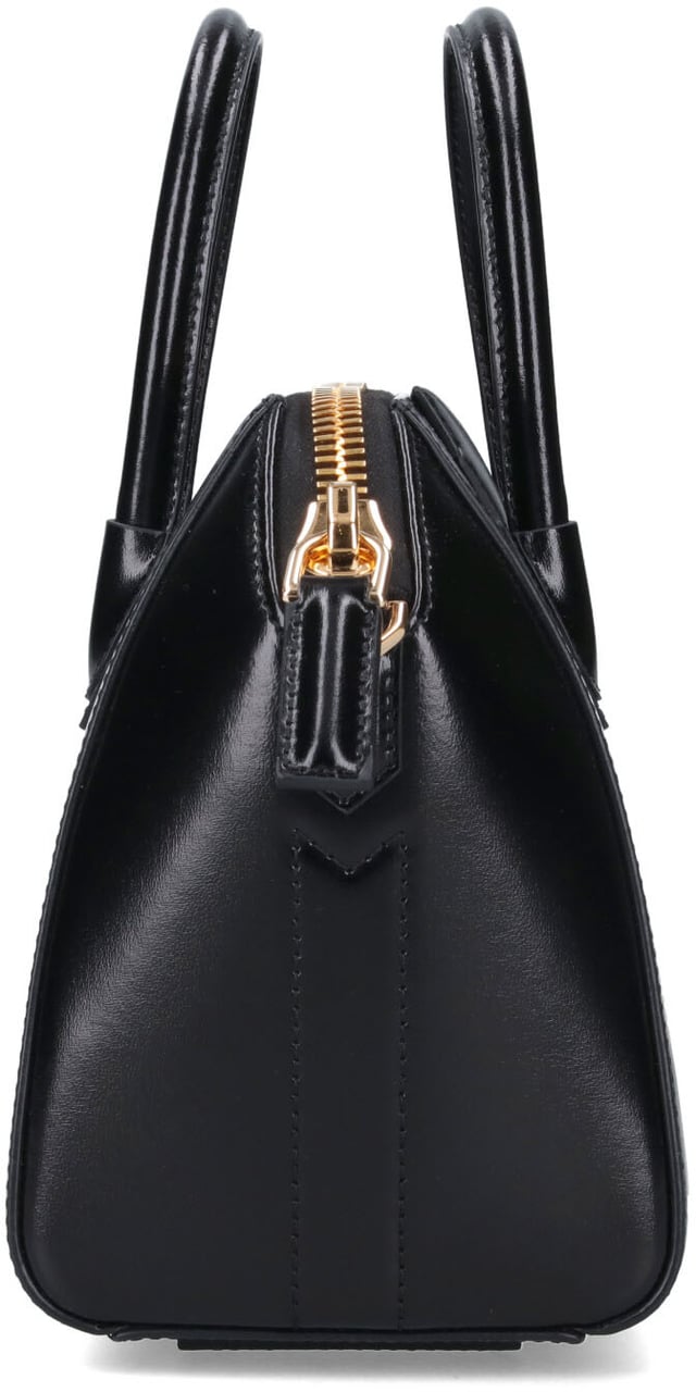 Givenchy Structured Handbag in Glossy Silk Zwart