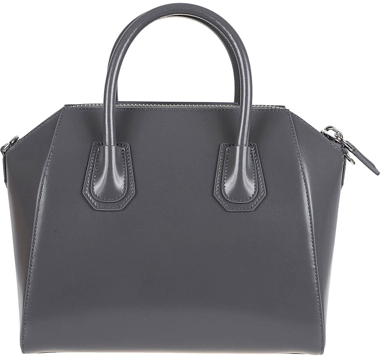 Givenchy Small Structured Calfskin Bag Grijs