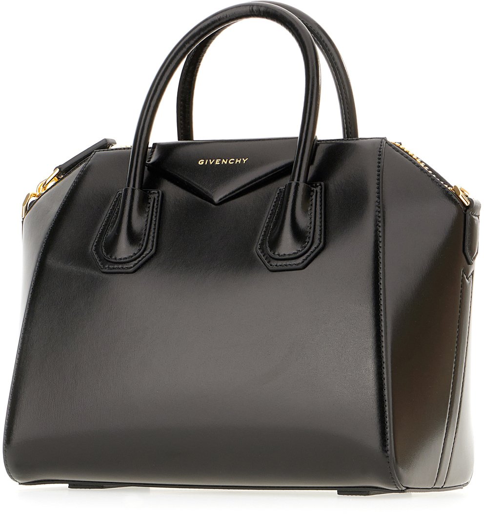 Givenchy Givenchy Black leather small Antigona handbag Zwart